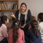 Hikâye anlatıyor