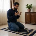 Dua ediyor