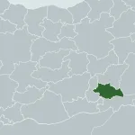 Map of eastern Anatolia with Siirt province highlighted in dark green.