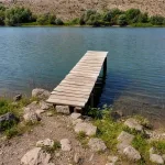 small wooden dock