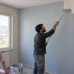 Neredeyse bitmiş boya